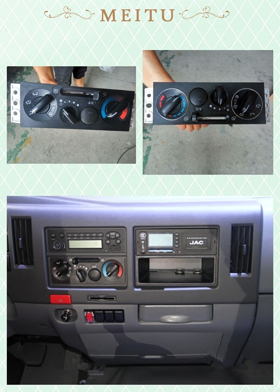 The new Jianghuai low-card truck accessories Handsome Bell 312V24V air conditioning heating control panel switch