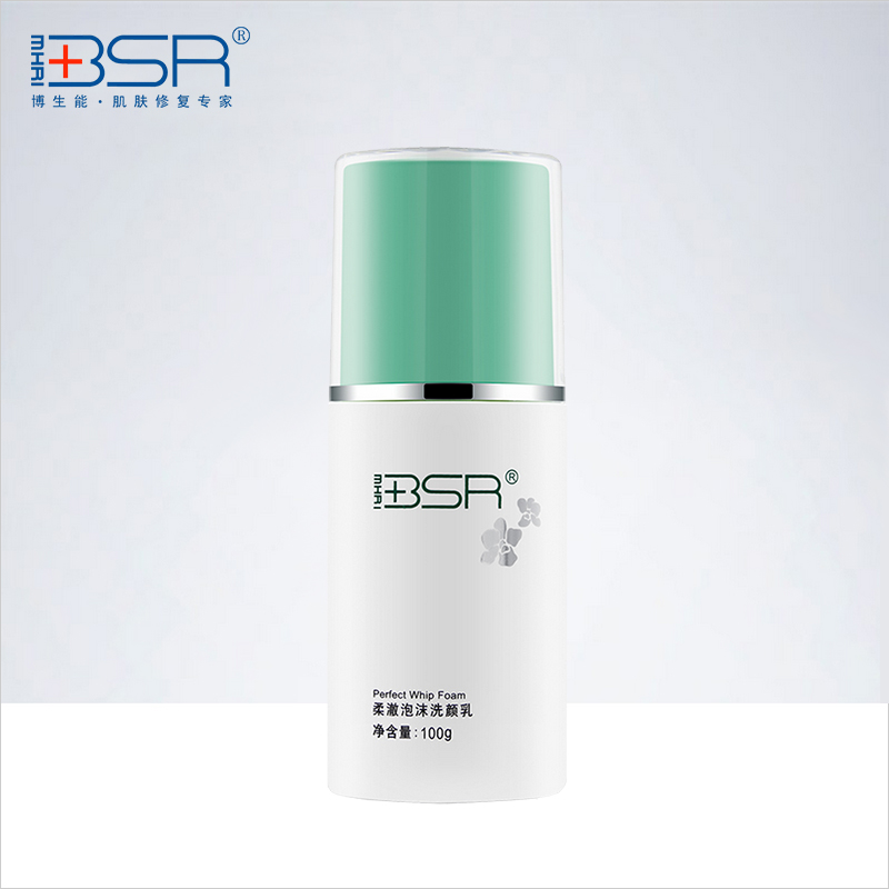 BSR/博生能柔澈泡沫洗颜乳100g 补水保湿控油洁面乳深层清洁