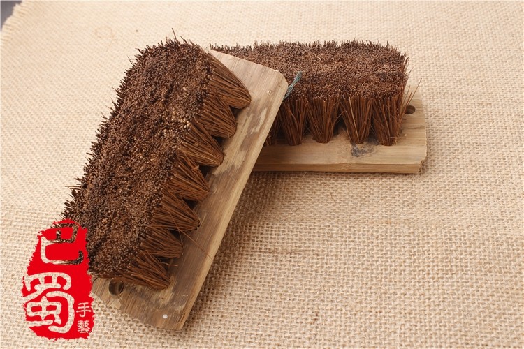 Natural Environmental Protection Mountain Brown Laundry Brush Shoe Brush Cleaning Brush multifunctional brushed handmade