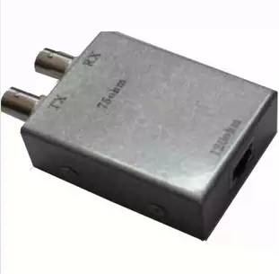 BNC to RJ45 Transmitter E1 Converter Balanced to Unbalanced 75 Ohm to 120 Ohm impedance G703 Coaxial