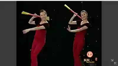 Verification test Flower sticks Chinese folk dance level test level 6 New Year's arrival (Northeast Yangko) Props