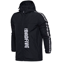 Li Ning 17 mùa thu nam thoải mái trùm đầu thể thao rãnh coat AFDM071-6 AFDM105-1-3-4 áo gió lót lông cừu uniqlo nữ
