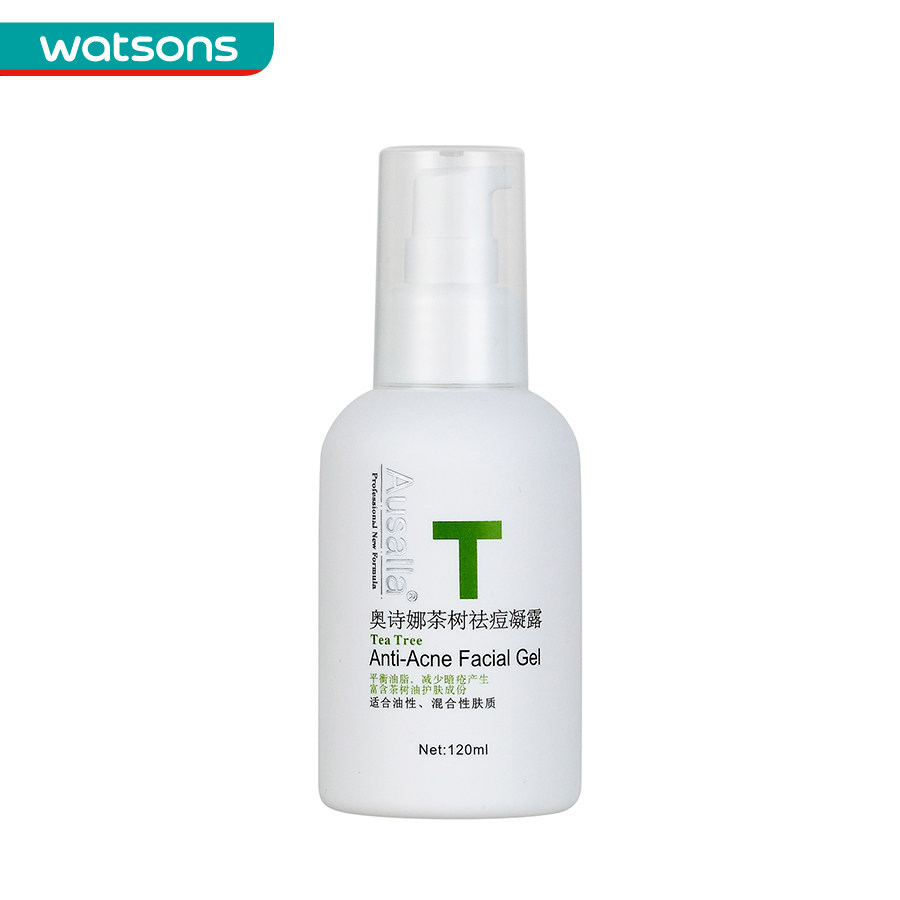【屈臣氏】奥诗娜茶树祛痘凝露120毫升