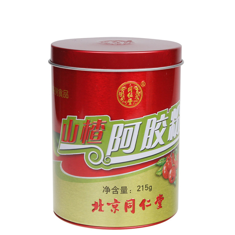 包邮同仁堂 山楂阿胶粉 215g 山楂 芝麻 核桃仁 阿胶原液 冲剂