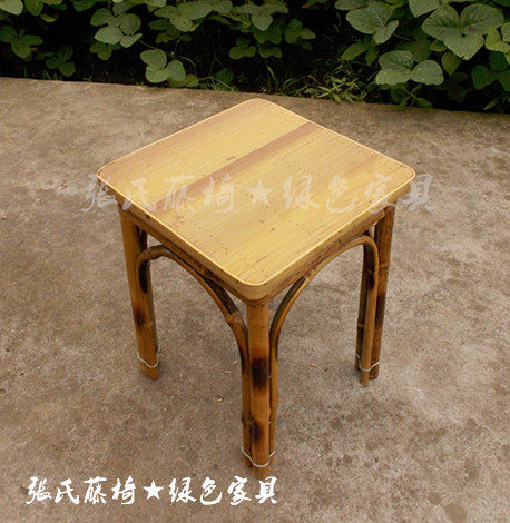 Zhang's rattan chair bamboo furniture small bench stool short bench small bench small bamboo stool outdoor small stool bamboo stool