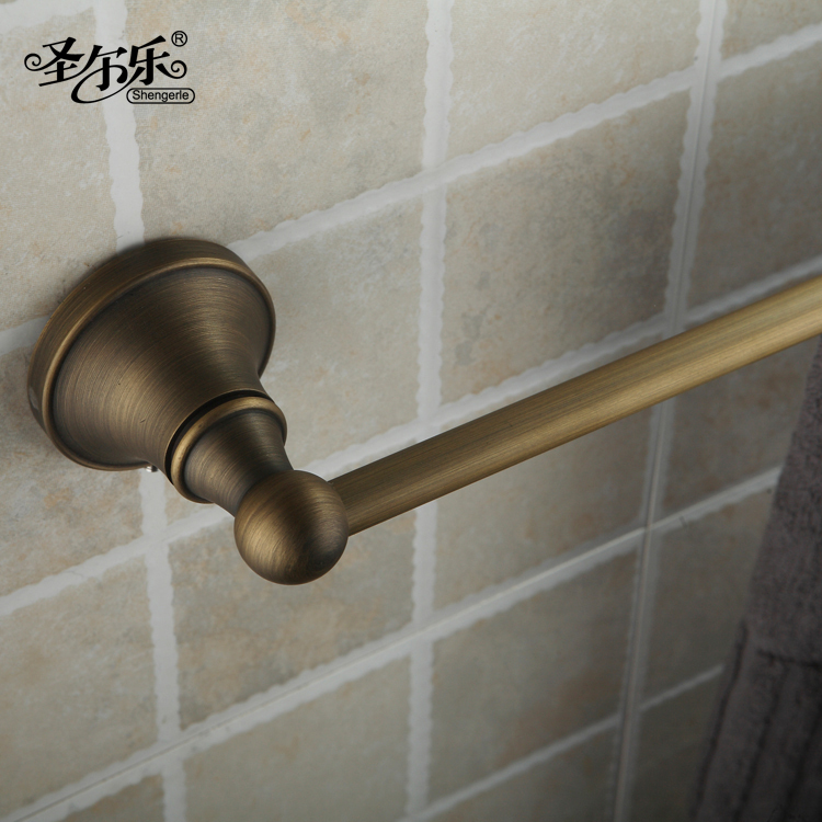 Sainterle Antique-Style Copper Towel Rack European-Style Single Rod Towel Rack Bathroom Storage Rack Bathroom Accessories Sainterle Antique-Style Copper Towel Rack European-Style Single Rod Towel Rack Bathroom Storage Rack Bathroom Accessories