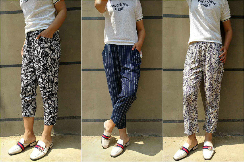 Day Single Seven Pants Women Summer Casual Pants Home Light And Breathable Sweats Mid Waist Small Feet Easy To Lean