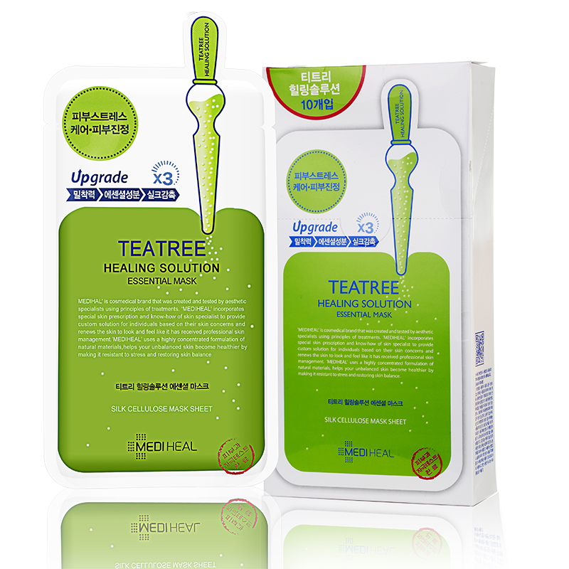 Clinie/可莱丝TEATREE 茶树舒缓针剂面膜贴白皙收缩毛孔面膜