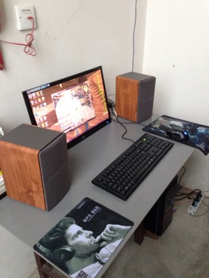 Edifier Comber R1200TII Computer Speaker Wood-sound Notebook Acoustics Low Sound Gun