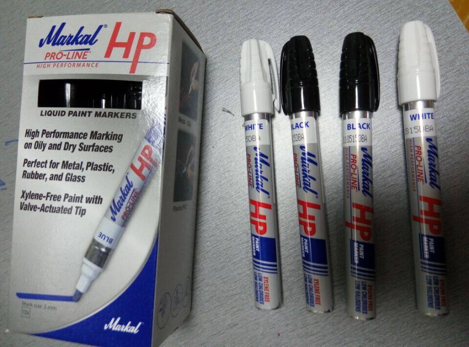 美国原装油性油漆笔 可在油污上书写的马克笔 PRO-LINE HP 油污表面记号笔
