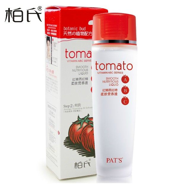 柏氏 红嫩西红柿柔肤营养液120ml 爽肤水保湿化妆水 补水滋润正品