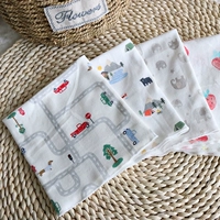 [Yêu để tự làm] Trẻ sơ sinh bé siêu mềm một lớp cotton đan gối vải khăn gối 30 * 50 không huỳnh quang vỏ gối