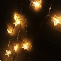 LED star lights string starry bedroom bedside bed backrest jewelry usb socket girl heart Net red decorative light