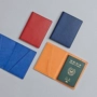 Hàn Quốc chính hãng rắn màu PU tài liệu ngắn túi kinh doanh du lịch chống rò rỉ hộ chiếu thời trang hộ chiếu đặt chủ thẻ - Túi thông tin xác thực bao hộ chiếu đẹp