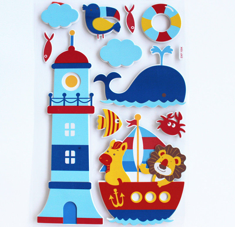 Elementary school classroom kindergarten decoration classroom wall environment layout three-dimensional 3D foam animal blackboard poster