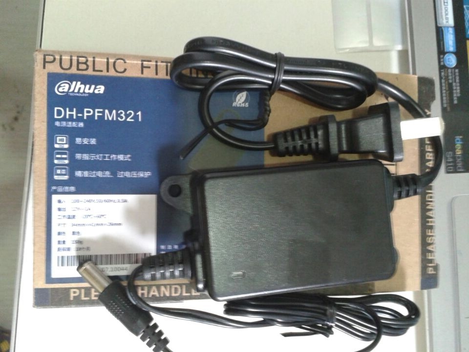 Dahua Original Installed Indoor DC 12V1A Monitor Desktop Power DH-PFM321-Taobao