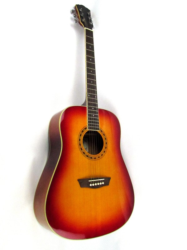 Waves Musical Instrument Golden Lion Guitar 41 Inch Face Single Folk Guitar Folk Guitar Introductory Beginner Guitar Popularity-Taobao