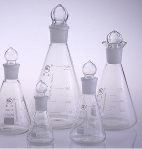 具塞三角烧瓶 50ML--1000ML 磨口带塞三角烧瓶 50ML 锥形瓶具塞