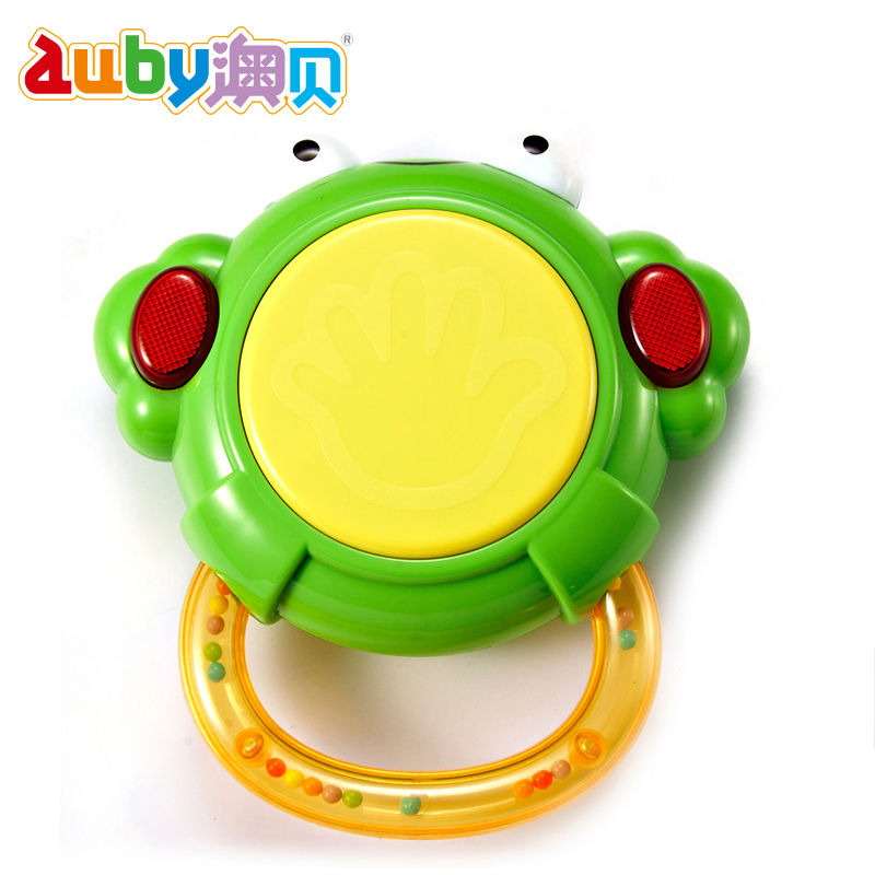 21省包邮澳贝青蛙小鼓463430 奥贝宝宝音乐拍拍鼓 手拍鼓婴儿玩具