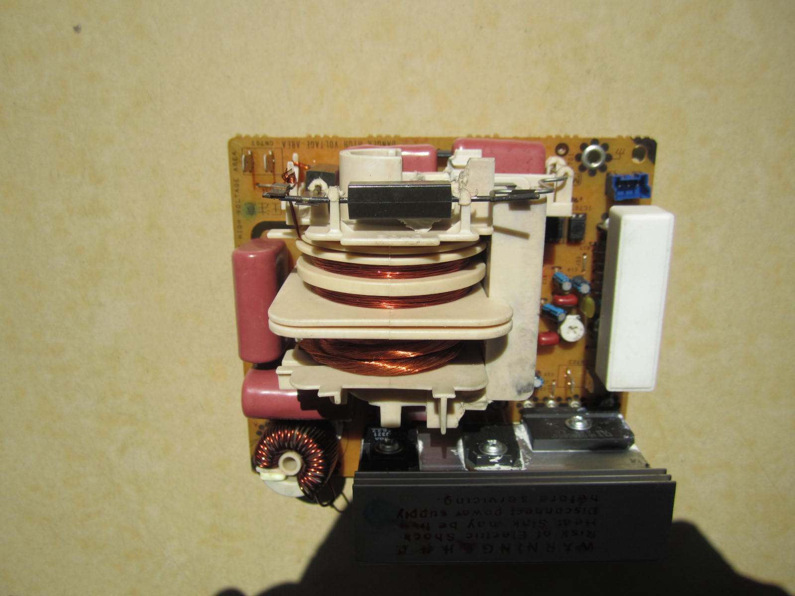 Panasonic microwave oven NN-GF599M - GF539-CS597-GS595A-97CF873 frequency conversion board