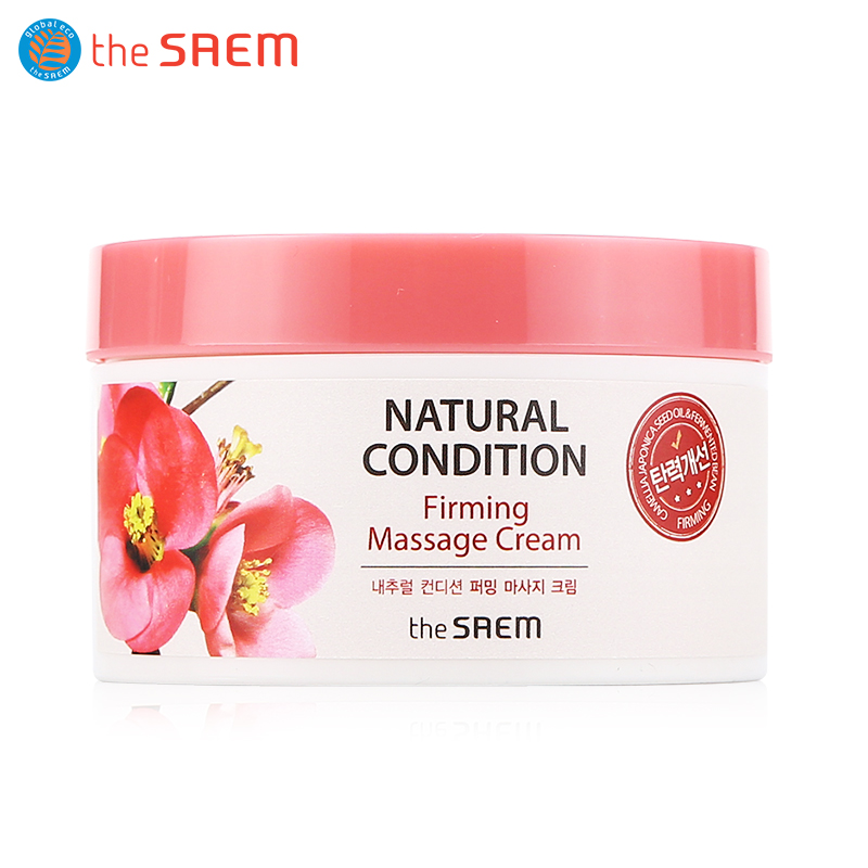 The Saem/得鲜自然清爽营养按摩霜按摩膏面霜深层清洁排毒去角质