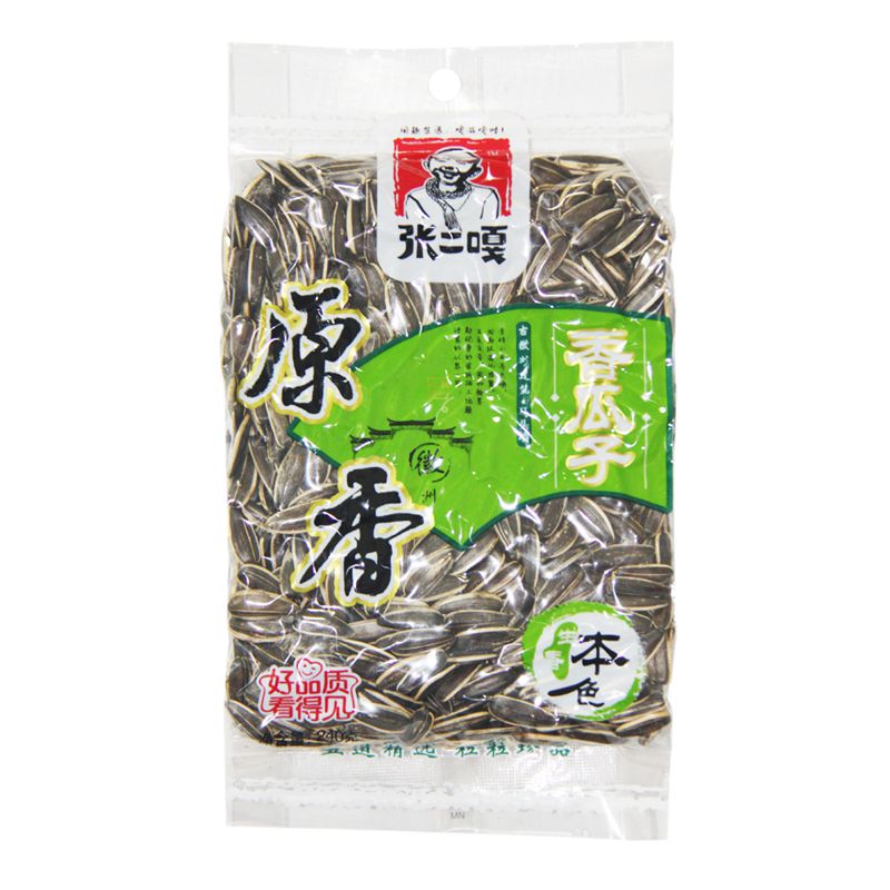 【天猫超市】张二嘎香瓜子 原香味 240克/袋 闲趣生活 嘎滋嘎味