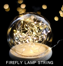 LED copper wire lamp string light cake decoration romantic atmosphere lighting birthday party cake baking decoration lamp