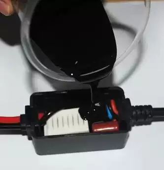 High temperature and high pressure resistant epoxy resin electronic potting glue sensor packaging Glue black electronic potting glue