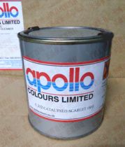 British APOLLO Apollo screen printing ink glass metal nylon ink C212 bright red including 13% tax