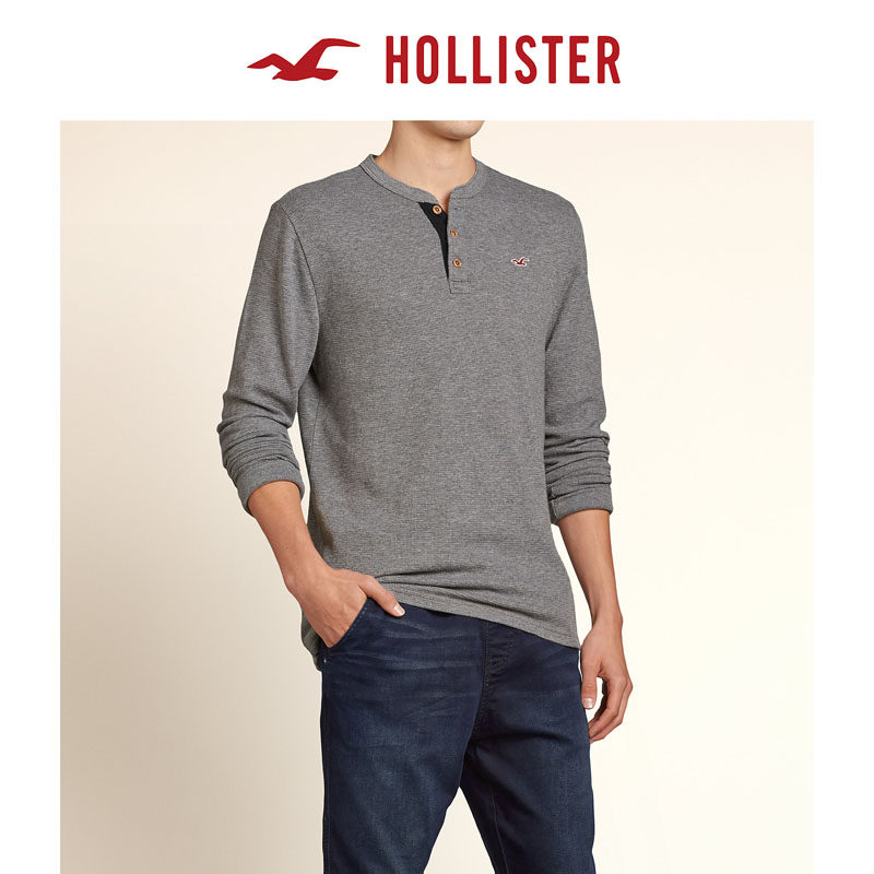 Hollister 华夫格亨利式上衣 男 100327