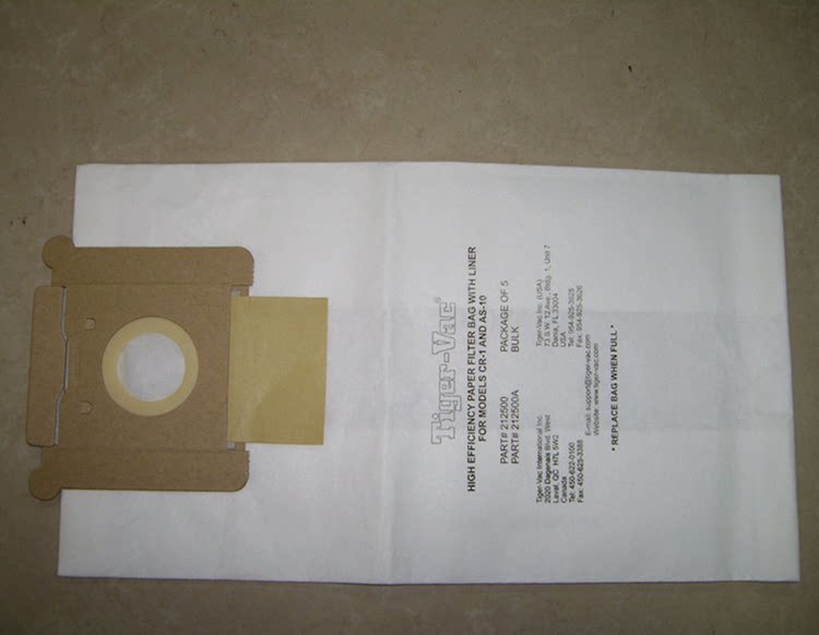 Original Canadian TIGER-VAC Tiger Wei CR-1 clean room special industrial vacuum cleaner dust paper bag