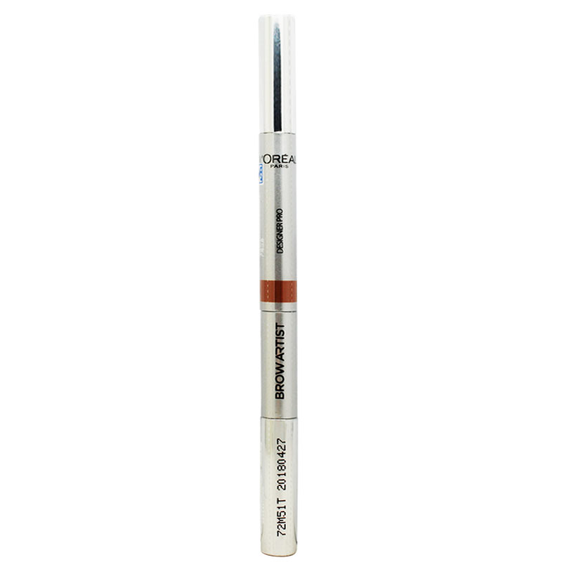 专柜正品欧莱雅眉笔大师三头塑形眉笔2*0.2g10易上色 持久不晕染