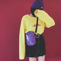  Korean version of Harajuku ulzzang messenger bag female simple retro earth cool bag hip-hop street bundy bag shoulder bag trend