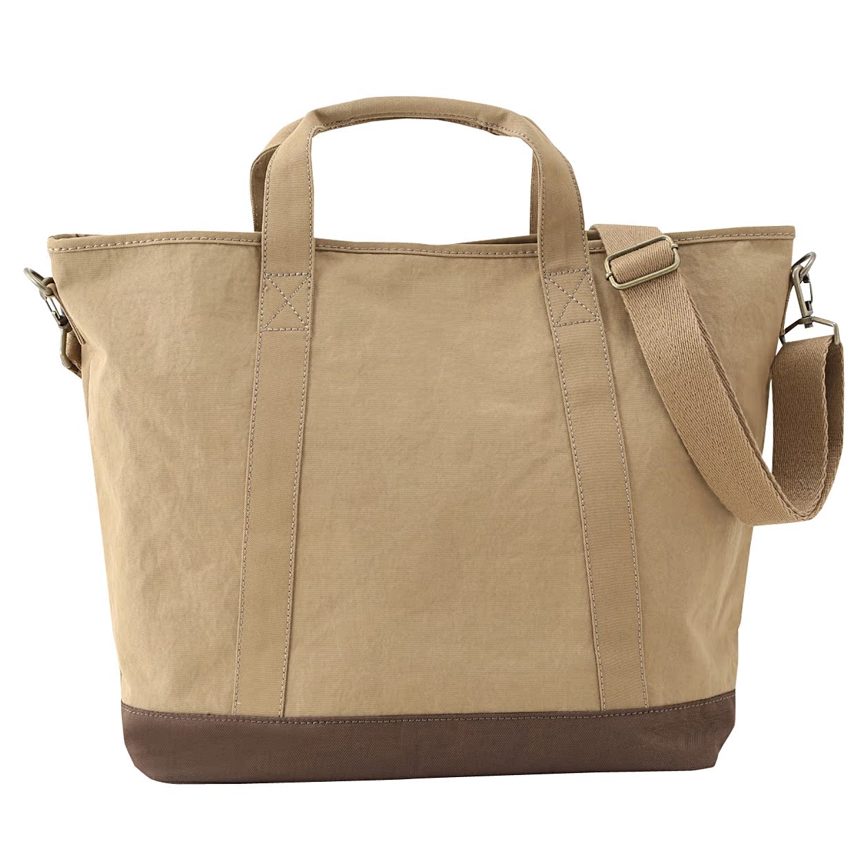 MUJI 配色托特包