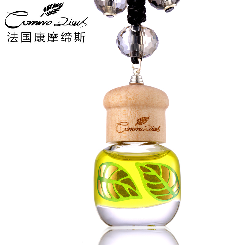 康摩缔斯汽车吊饰香水 吊瓶香水挂件 汽车香水挂件牵手绿茶