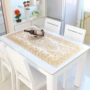 Bửu cà phê mạ vàng table style bảng khăn trải bàn khăn trải bàn cà phê thảm thân thiện môi trường mat kính mềm pvc bán - Khăn trải bàn khăn lót chén dĩa