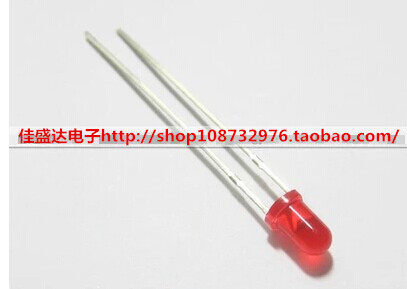 3mm red hair red long feet f3 red red light ledLED lamp lamp beads super bright indicator light round head fog