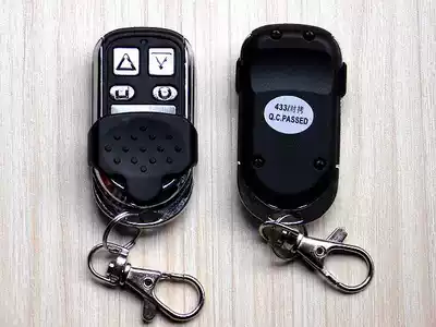 Metal roller shutter garage retractable door blocker universal self-copy to copy remote control 433