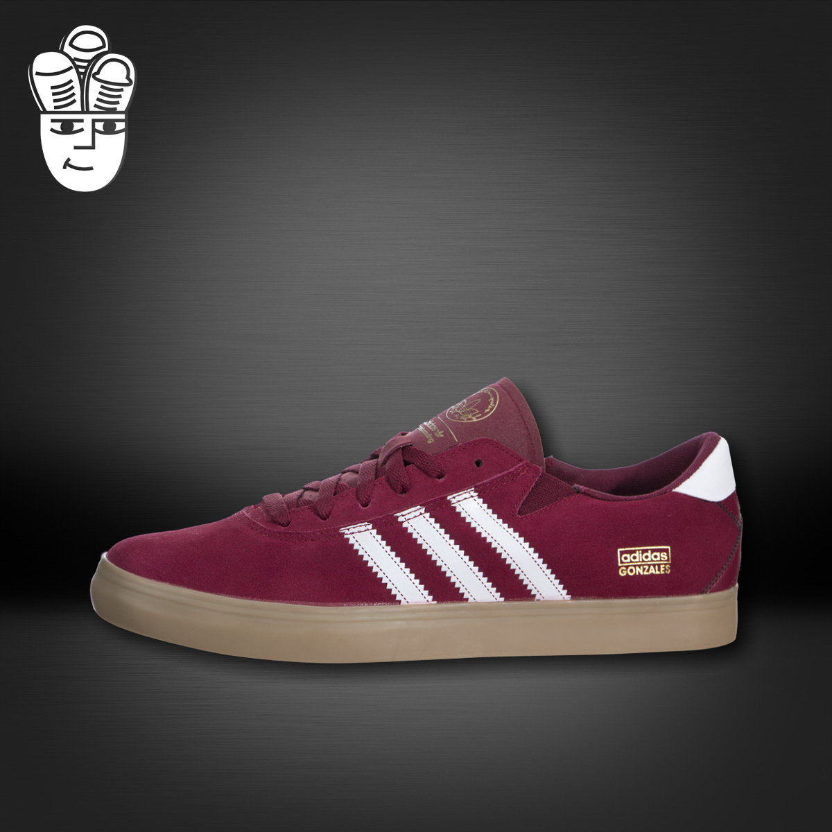 阿迪达斯Adidas Gonz Pro三叶草男子低帮板鞋 复古运动休闲鞋