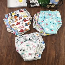 80-110-yard 6-layer gauze cloth diaper baby study pants baby training pants 1-3-year-old baby boy transition pants