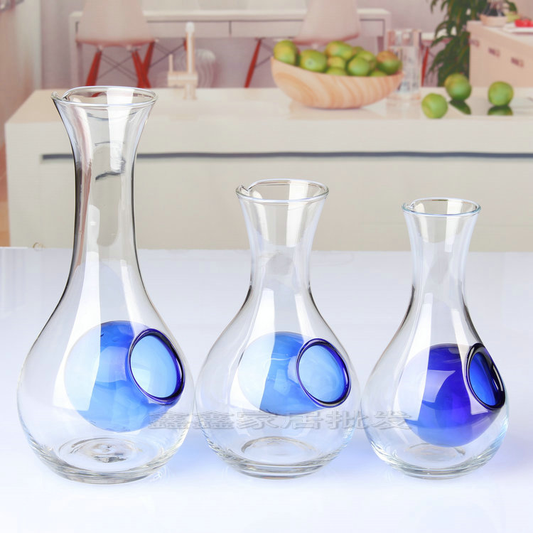 Glass ice wine jug thumb jug wine divider decanter foreign wine male cup juice jug wine red wine Japanese wine set - Taobao