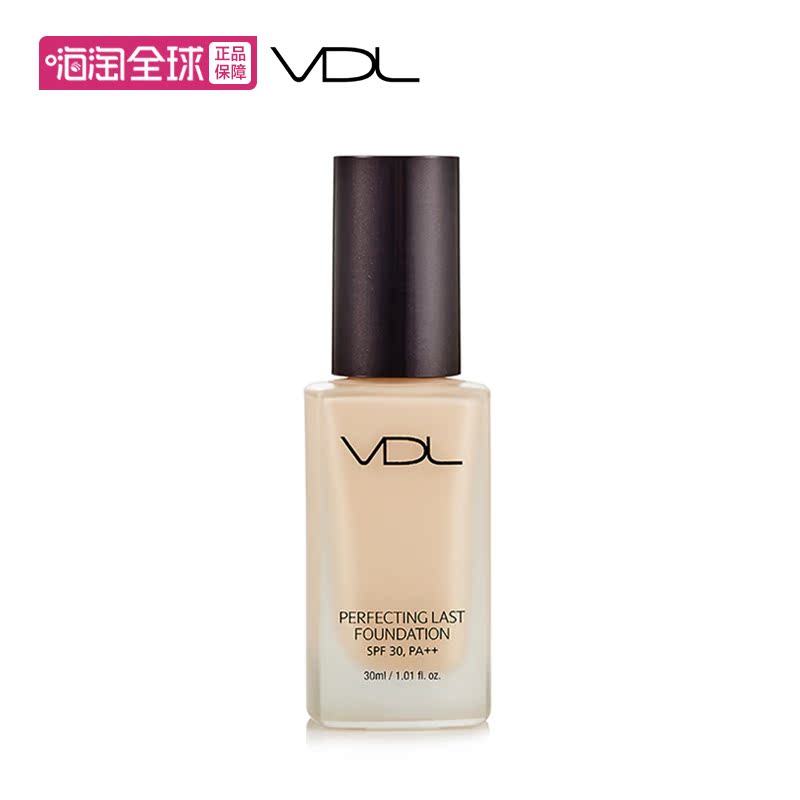 VDL韩国正品直邮立体璀璨持久粉底液30ml SPF 30 不脱妆服帖