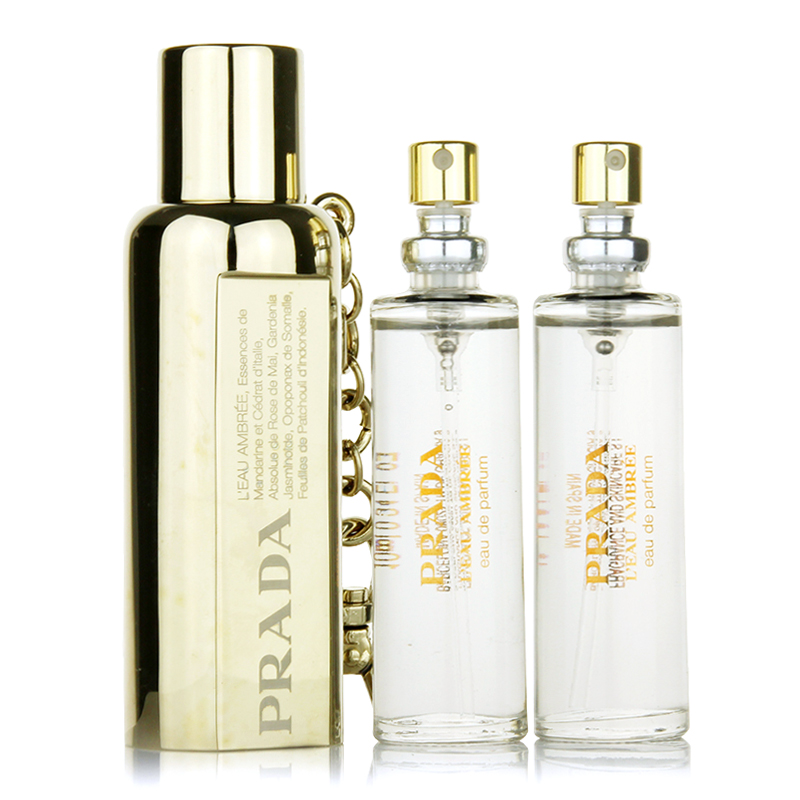 Prada/普拉达 琥珀女士香水10ml*3旅行替换装礼盒套装
