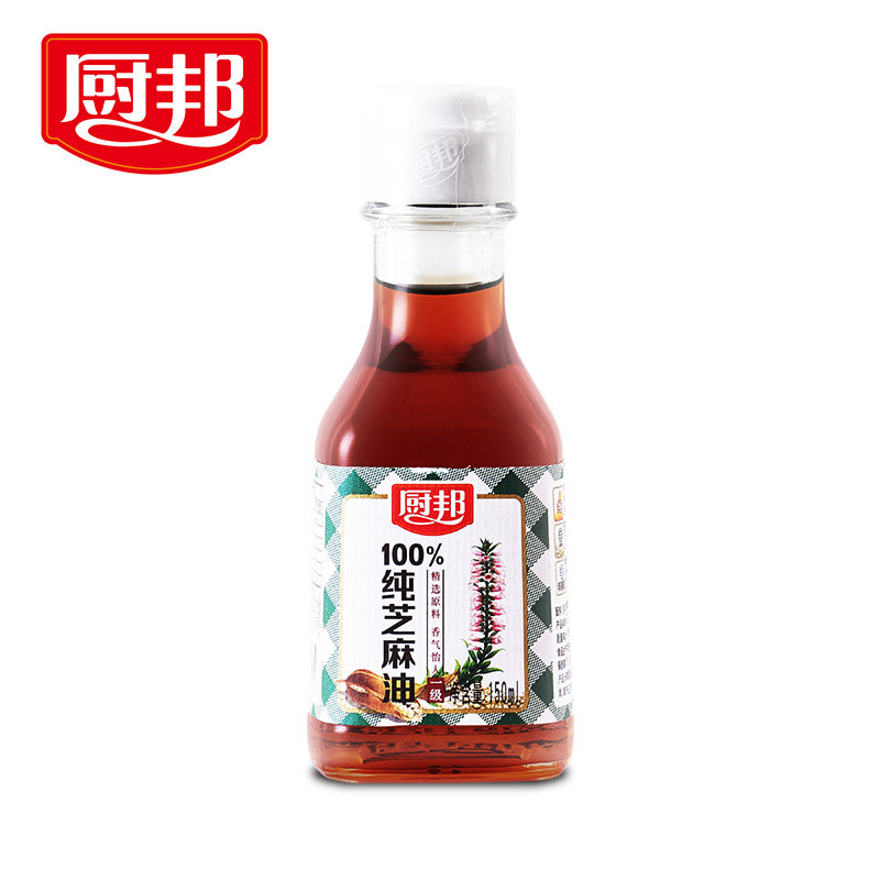 【天猫超市】厨邦100%纯芝麻油150ml 纯正无添加一级非转基因香油