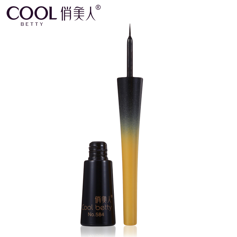 俏美人明晰柔滑速干眼线液笔 持久防水不晕染极细软头F741575B
