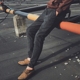 Mùa thu và mùa đông dày quần thường xuyên sanding chân quần nam Harlan Phiên bản Hàn Quốc của xu hướng tự tu luyện len chân cộng với quần nhung nam quần âu Quần Harem