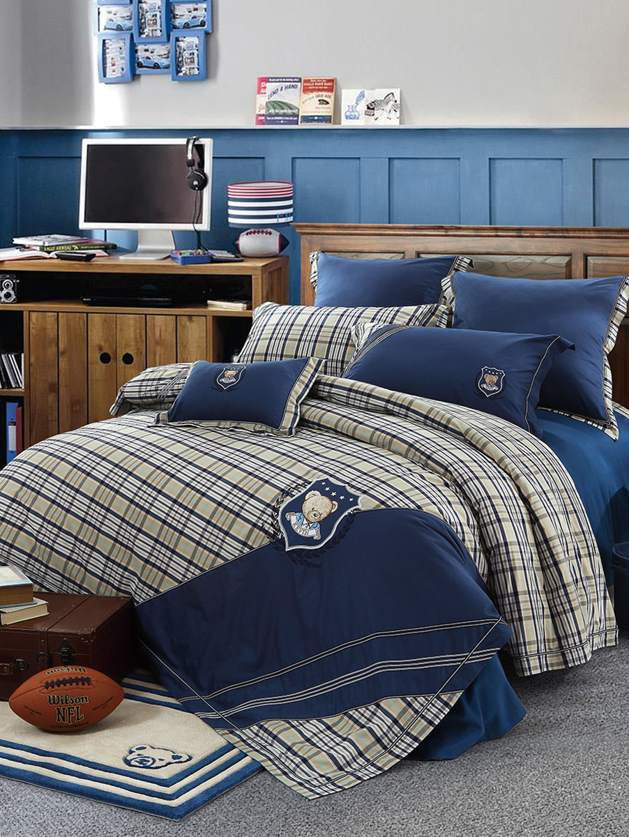 Luolai Kids/罗莱儿童 维尔茨堡全棉四件套1.8米床