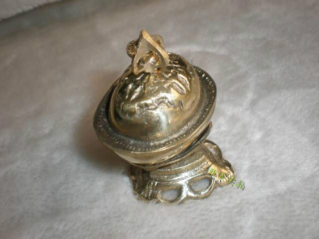 Small brass Toba bowl ornaments Kabala copper bowl for bowl Buddha temple mandala instrument for container home decoration