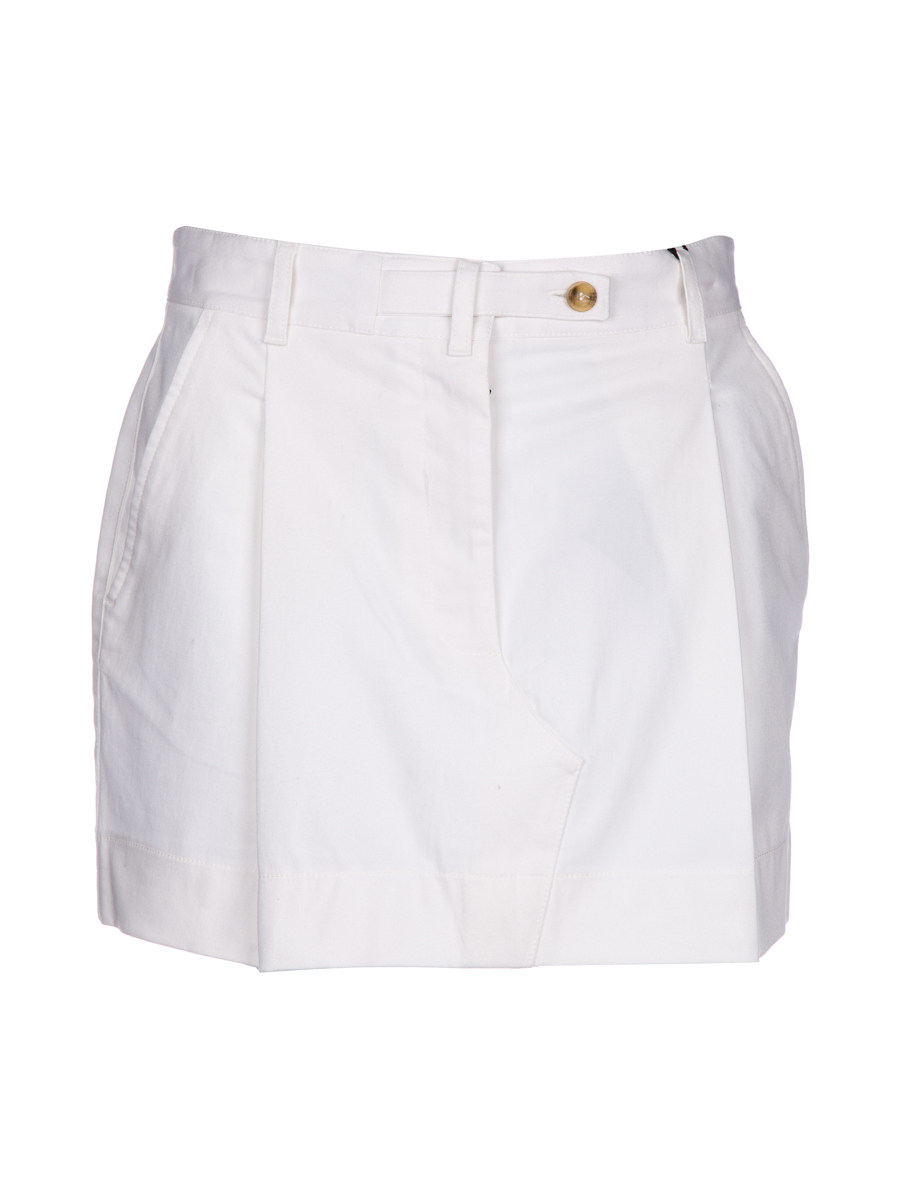 Dolce&Gabbana 白色襻带设计半身裙