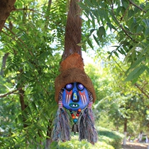 Medium round face swallowing wind chimes hanging ornaments Yunnan Lijiang special wall decoration bar restaurant decoration feng shui safe pendant